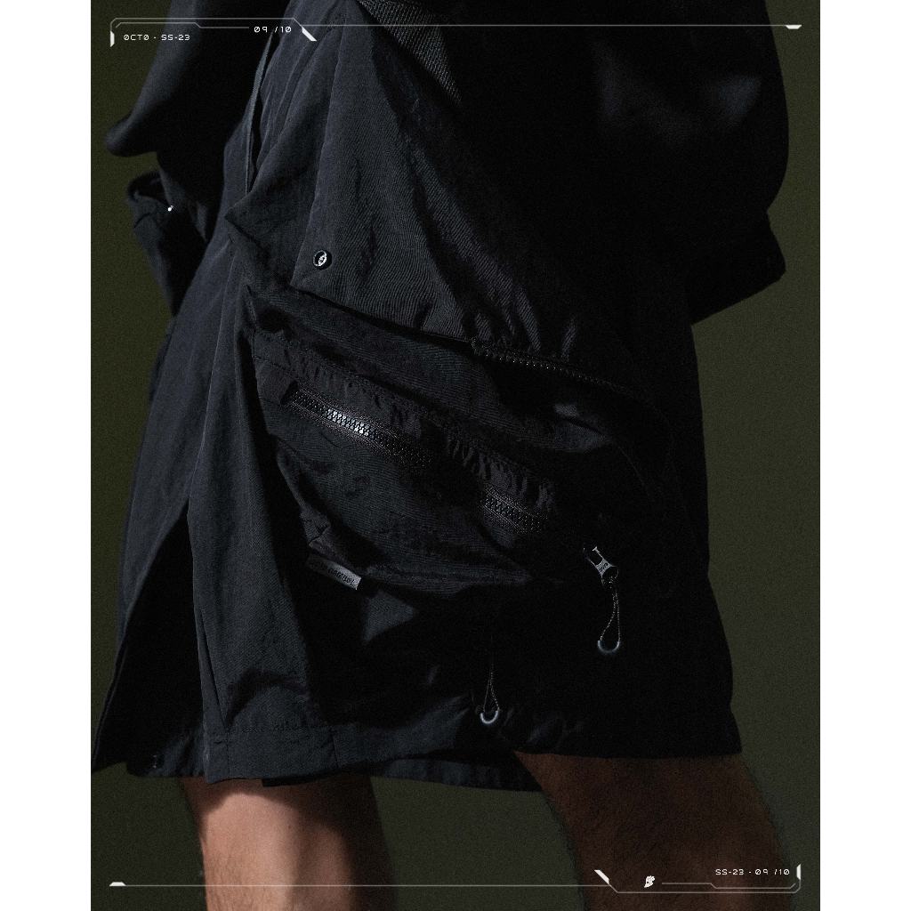 【GSELECT】OCTO GAMBOL®️ - S23-069 Zip and Breathable Shorts