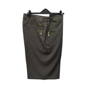 GIBBON吉朋-平口彈力休閒短褲--橄欖綠色