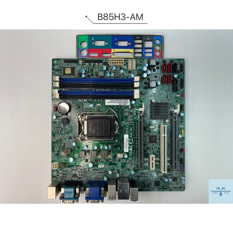 Acer 宏碁 B85H3-AM (REV.1.0) 1150腳位 主機板 (附擋板)