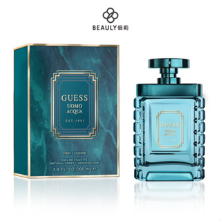 GUESS Uomo Acqua 藍海香頌淡香水100ml 《BEAULY倍莉》 男性香水 男士香水 聖誕禮物 交換禮物