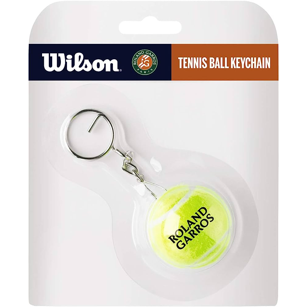 【威盛國際】WILSON Tennis Ball Keychain RG 法網 小球 (4公分) 迷你網球造型 鑰匙圈