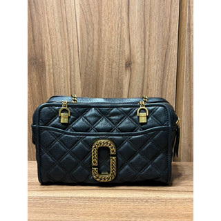 Marc Jacobs 菱格紋黑色相機包（大款）