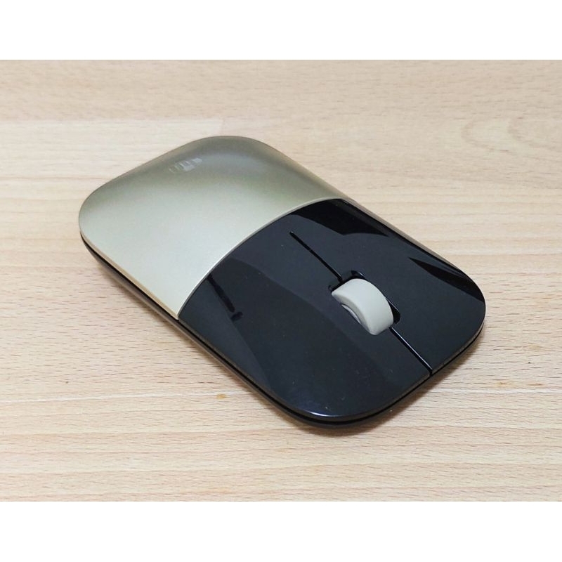 近全新 惠普 HP Z3700 金色 輕薄時尚 無線滑鼠 筆電滑鼠