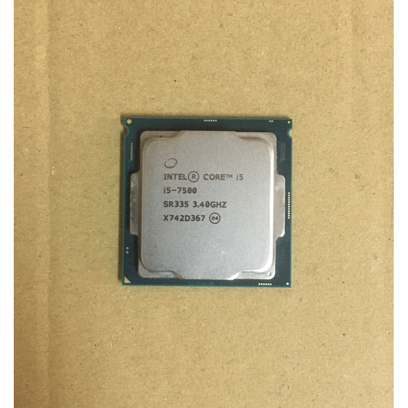 Intel i5-7500 CPU 1151腳位 瑕疵品 附亮機卡