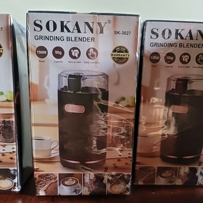 sokany sk-3027 電壓110v 咖啡豆磨豆機 #21