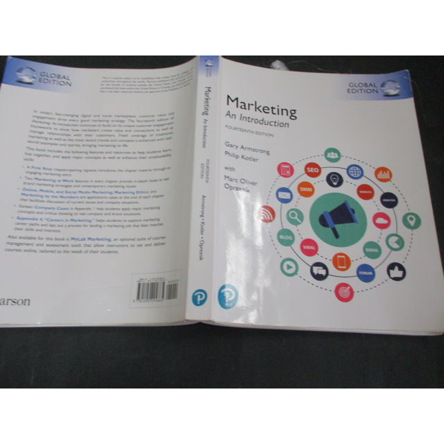 Marketing an introduction 14E 9781292294865劃記少