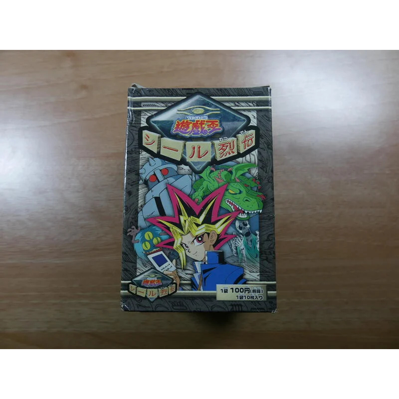 神購-遊戲王 1998年 天田 初代卡通貼紙卡 絕版 30包裝補充盒 (全新未拆封)