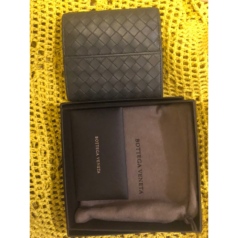 二手Bottega Veneta BV灰色短夾