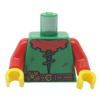 <樂高人偶小舖>正版LEGO 特殊52-2 弓箭手 城堡 士兵 10305 6402701 身體 單個 人偶配件