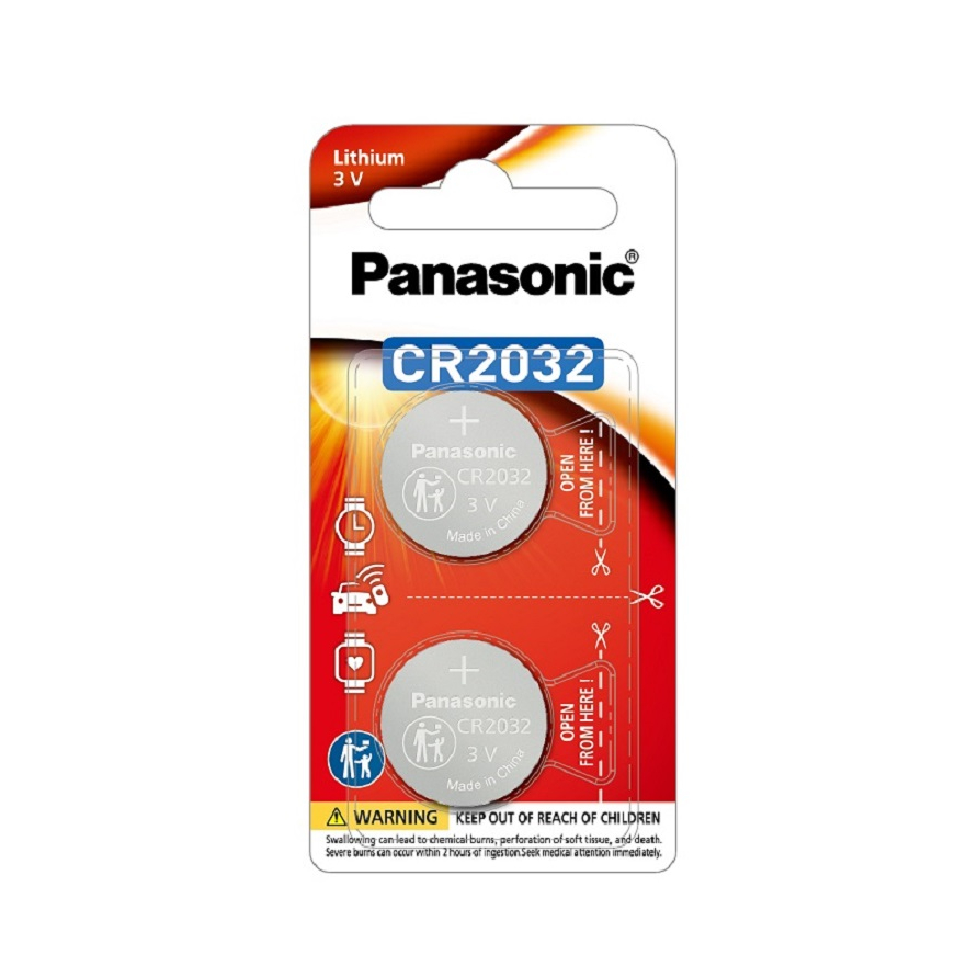 【Panasonic】國際牌 鈕扣型電池CR-2032TW/2B