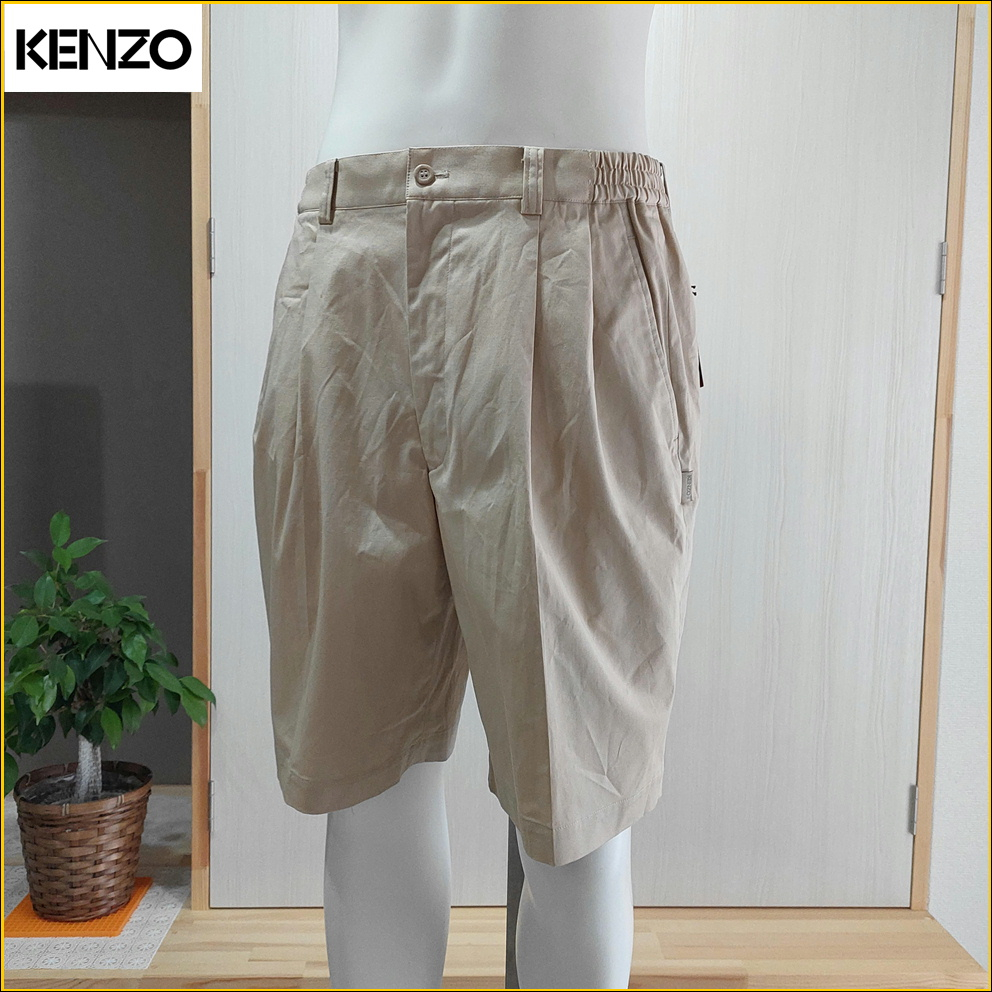 日本 KENZO GOLF 彈性短褲 新品 男 W33腰～36腰 LL KENZO GOLF 高爾夫 短褲 M5188K