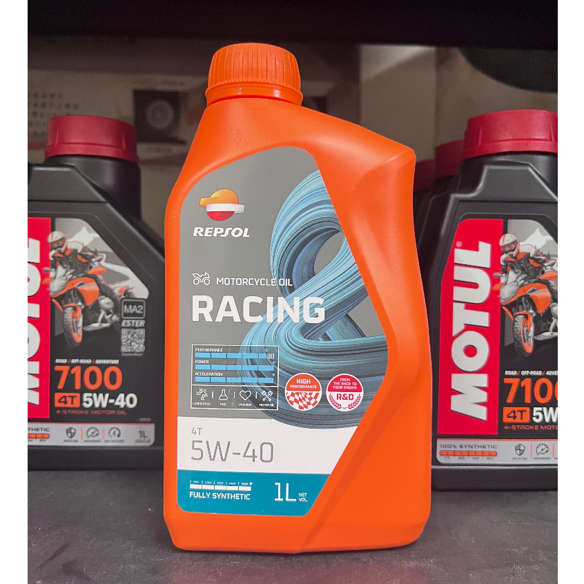 【阿齊】REPSOL RACING 4T 5W40 MA2 全合成 機車機油 1L