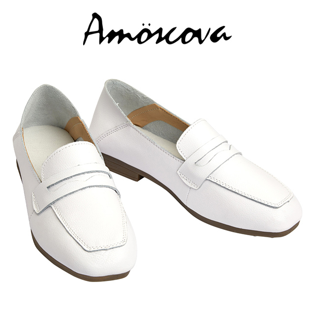 (真皮鞋)【Amoscova】手工真皮包鞋 包鞋 真皮鞋 1901 (超殺零碼)