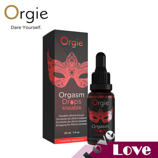 【LOVE】葡萄牙 Orgie Orgasm Drops Kissable 陰蒂快感加強熱感口交凝膠 30ml 可口交
