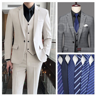 【好事+】拉鍊領帶 懶人領帶 8cm自動領帶 1200針緹花領帶 求職面試婚禮業務專用領帶 經典款式 送禮 紳士