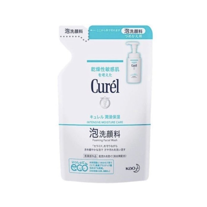 🐘大象屋美妝🌟Curel 珂潤潤浸保濕洗顏慕絲130ml補充包-2FB