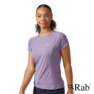 Rab Women's Force Tee 女款 圓領短袖透氣排汗衣 QBL-06-PSG 紫鼠尾草