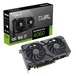 ASUS華碩 DUAL-RTX4060-O8G 顯示卡【長22.7cm】/RTX4060/4060