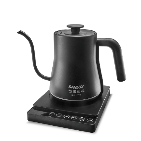 SANLUX 台灣三洋 0.8L 不鏽鋼 快煮壺 電茶壺 電熱水瓶 溫控手沖壺 SU-10TS