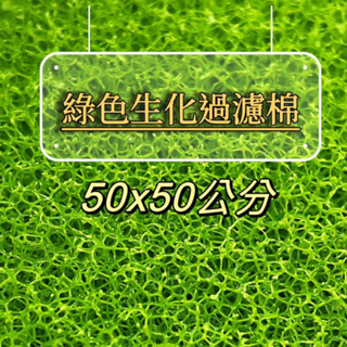 50x50cm （大粗 ）綠色 生化棉 過濾棉 水族過濾 🌲模型假樹 道具 水耕牆植栽