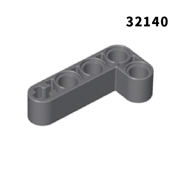 【COOLPON】正版樂高 LEGO 科技 2x4 L型厚臂 32140 6271830 42137 黑/深灰