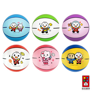 【風車圖書】 FOOD超人兒童運動籃球-紅白/粉紅/藍黃/淺藍/白綠/淺紫