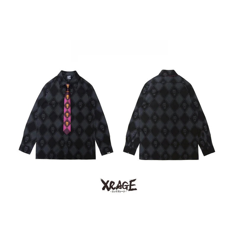 Xrage x JoJo 吉良吉影襯衫(XL) + 領帶