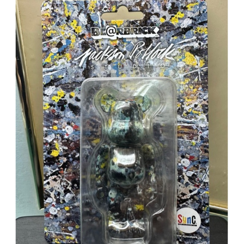 BE@RBRICK 100% Jackson Pollock Studio 傑克遜·波洛克 藝術家 畫家 吊卡 吊飾