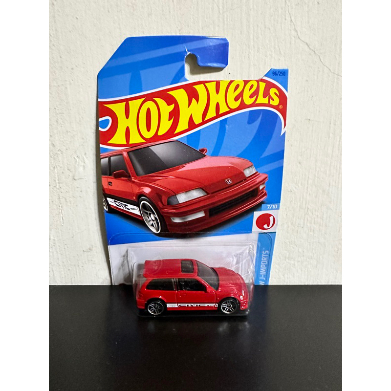 風火輪 Hot Wheels 小汽車 模型車 本田 ‘90 HONDA CIVIC EF 本田魂 絕版限量稀有