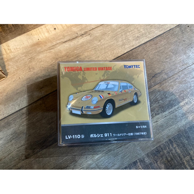 TOMICA TLV LV-110b porsche 911 50週年 國旗車