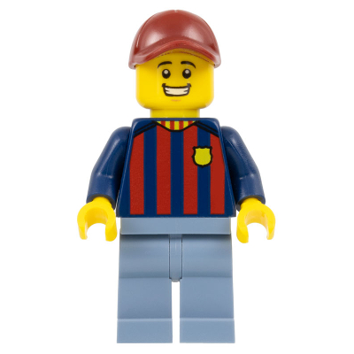 LEGO 樂高 人偶 足球場 巴塞隆納慶典 粉絲 40485 soc144