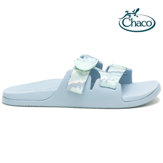 Chaco 女 CHILLOS SLIDE 休閒拖鞋 / 自在藍 / CH-HSW01HJ16