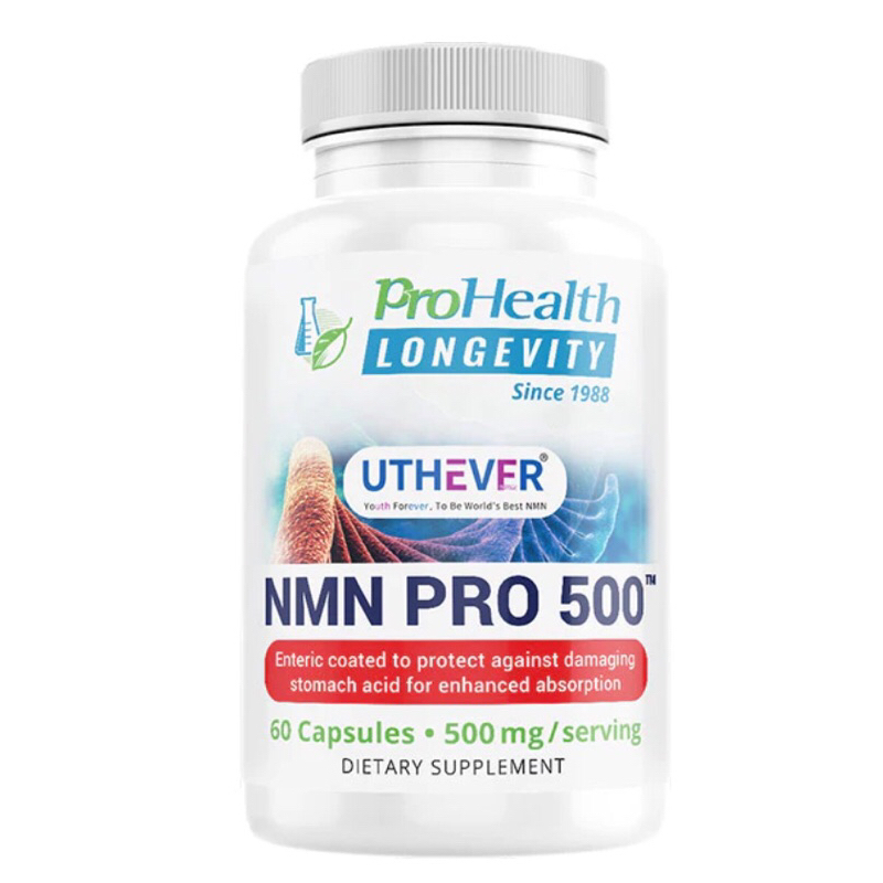 ［美國製造 原裝來台］ProHealth NMN Pro 500 (60 粒裝), 多罐優惠實施中