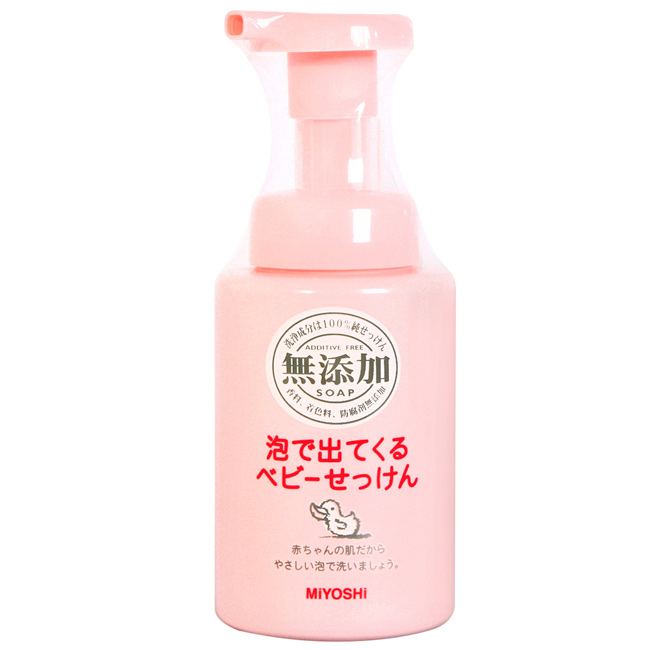 【EZY購】日本 MIYOSHI 無添加 嬰兒泡沫沐浴乳 250ml