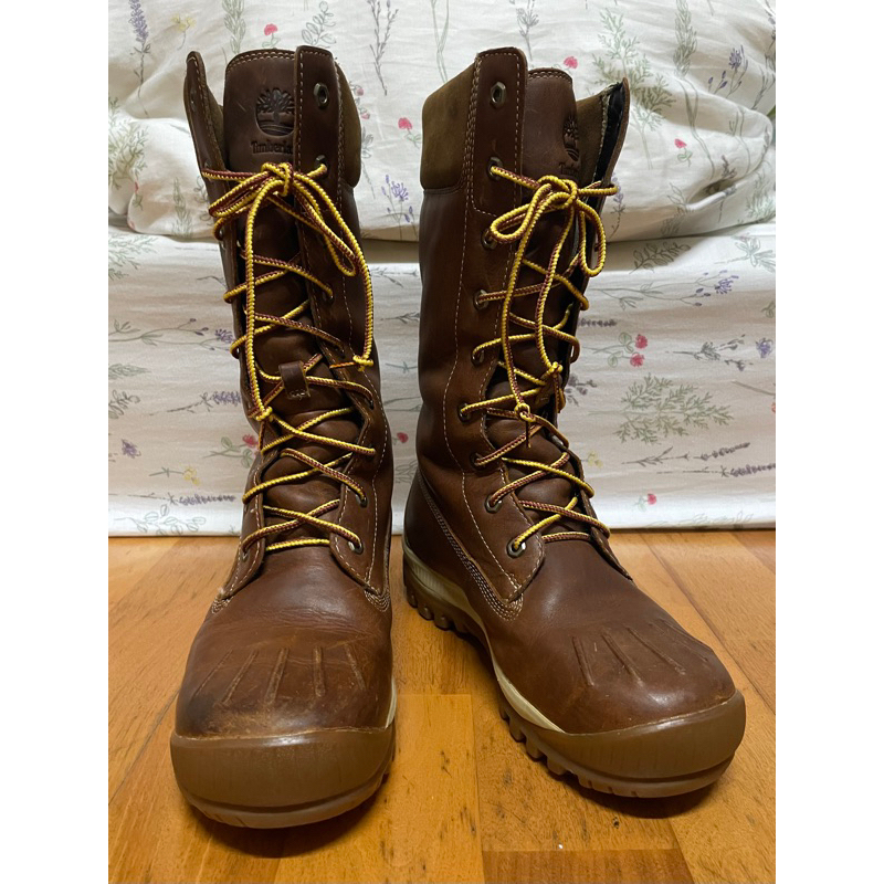 二手絕版Timberland  A17SK 5116 waterproof 深小麥色經典冬季雪地靴 真皮防水 駝色系