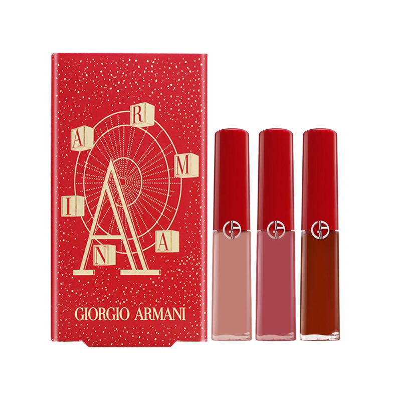 Giorgio Armani奢華絲絨訂製唇萃 MINI三入組 3.5ml