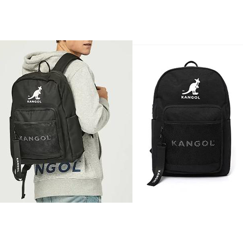 ~雪黛屋~KANGOL 後背包大容量可A4資料夾進口防水尼龍布L6055320420