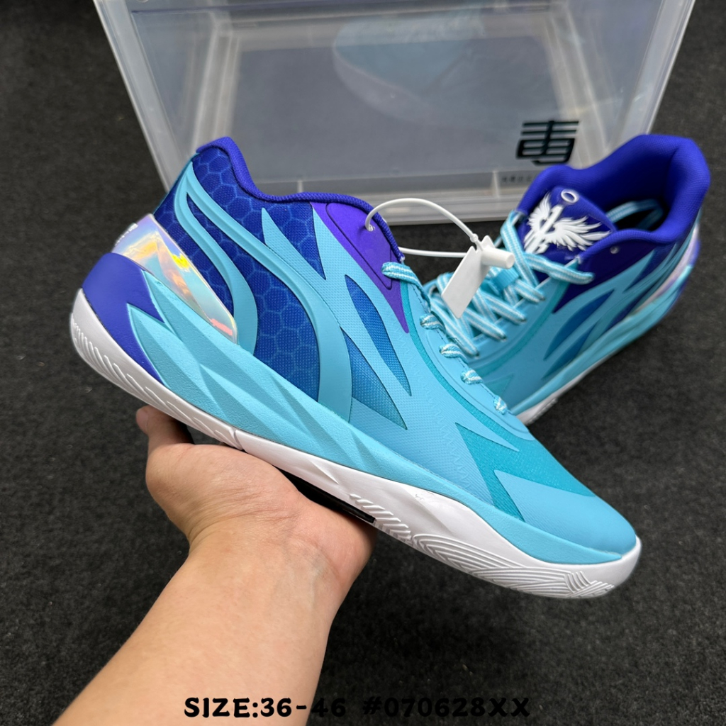 PUMA MB.02 Fade 紫色 藍色 紫藍 籃球鞋 運動鞋 男女 NBA 夏洛特黃蜂隊 彪馬 LaMelo Bal