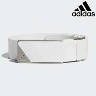 ＊立航高爾夫＊Adidas男用 / 女用皮帶【金屬扣壓環】 #HT5733,白