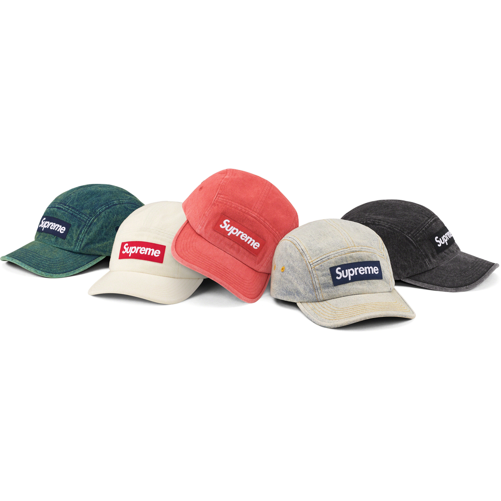 [Blank Galleria]SUPREME SS23 DENIM CAMP CAP帽子 五分帽 單寧帽 老帽 五分割