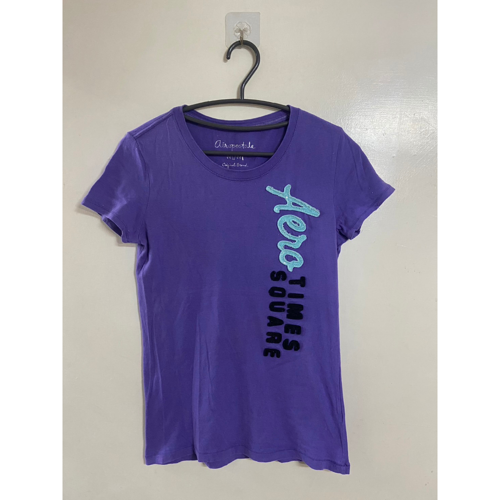 Aeropostale舒適柔軟T恤 紫色M號