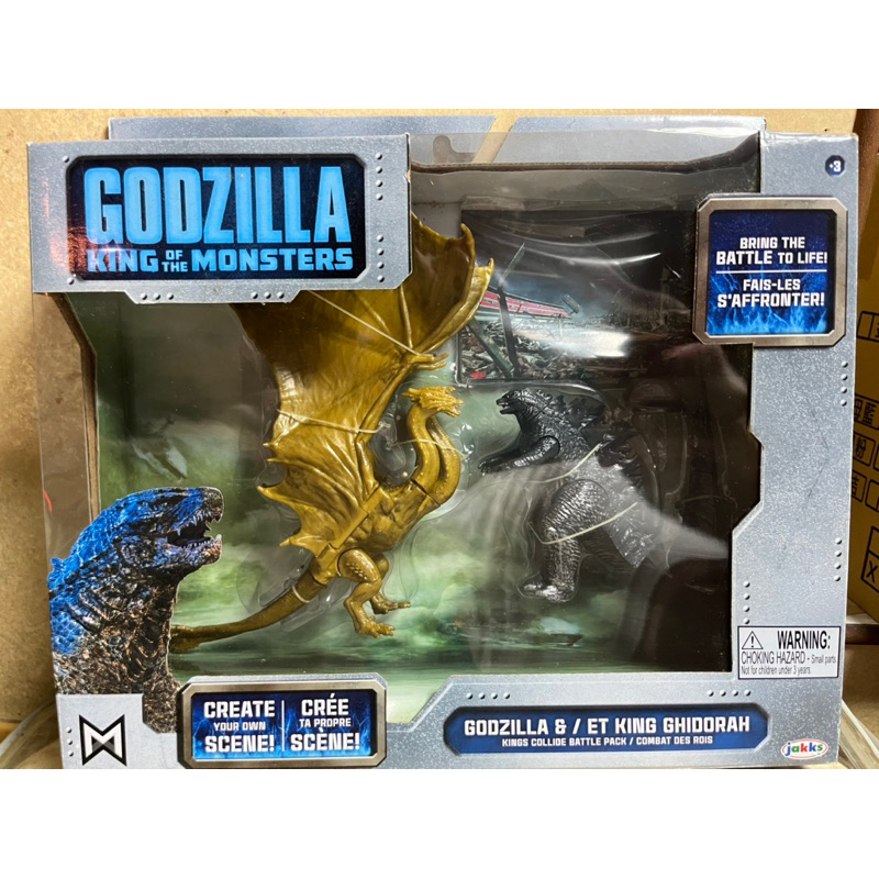 哥吉拉 Godzilla 怪獸之王 王者基多拉 king Ghidorah 3.75吋合組 三頭龍 酷斯拉 怪獸