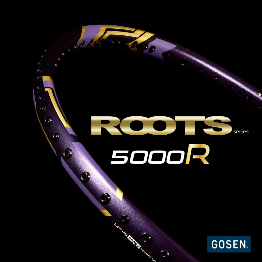 (羽球世家) GOSEN 中階拍皇 ROOTS 3000R 5000R 雅文科技 提升揮拍速度，攻守較為均衡