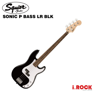 Squier Sonic P Bass LR BLK 電貝斯【i.ROCK 愛樂客樂器】