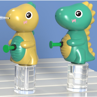 恐龍水槍 按壓水槍 噴水玩具 恐龍按壓水槍 戲水玩具 水槍 恐龍玩具 造型玩具 夏日玩具