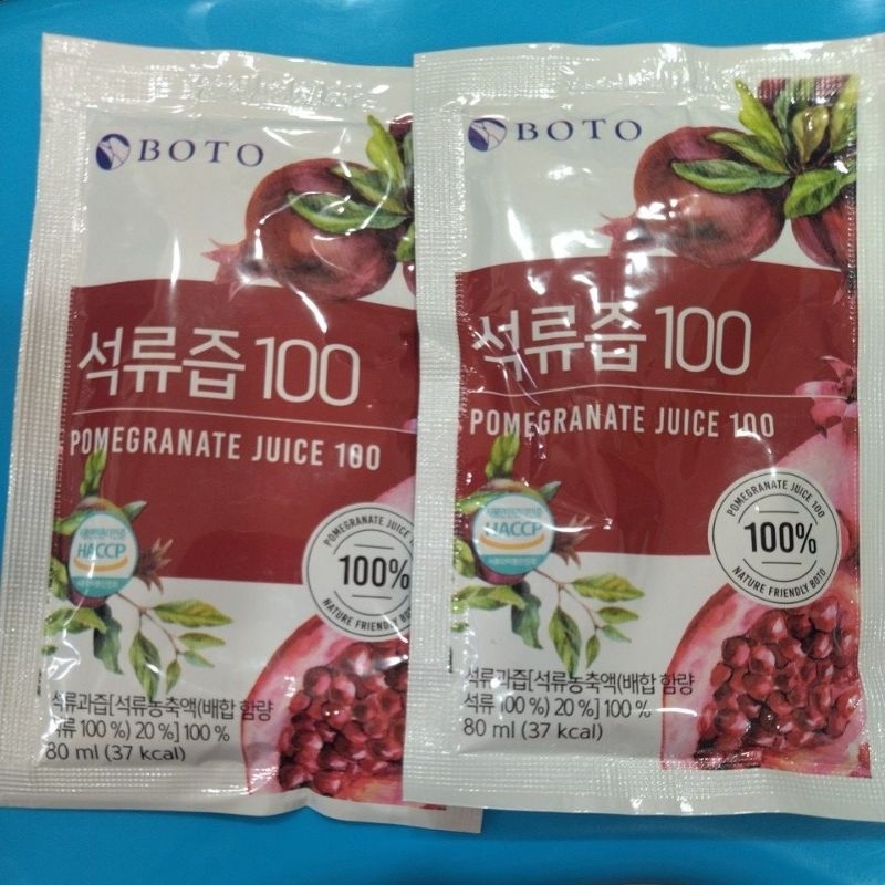 韓國知名boto紅石榴汁80ml