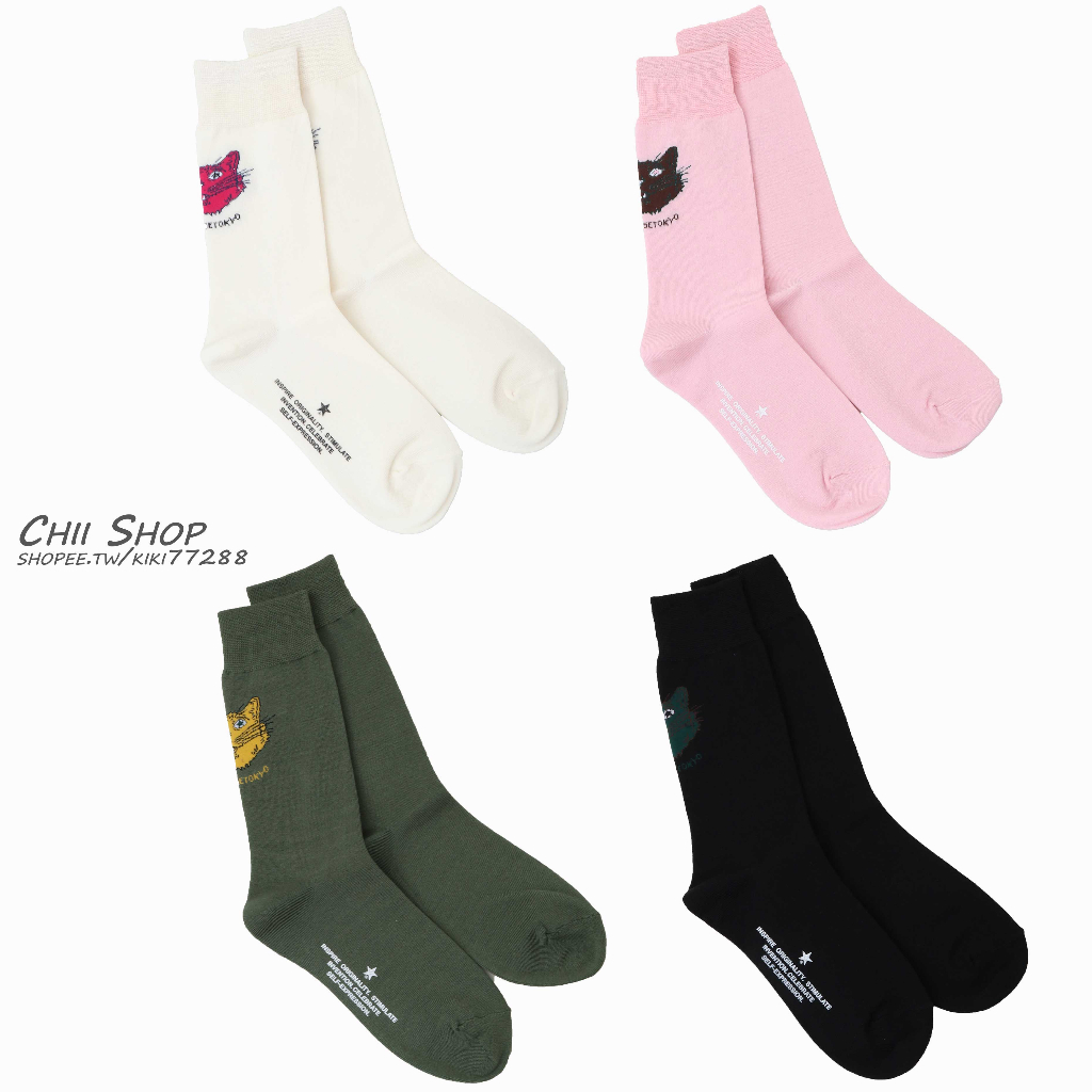 【CHII】日本限定 CONVERSE TOKYO CAT DESIGN SOX 貓咪 襪子 中筒襪