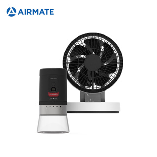 Airmate艾美特 限定組-USB無線循環立立扇UD805+G1便攜式磨豆機 免運