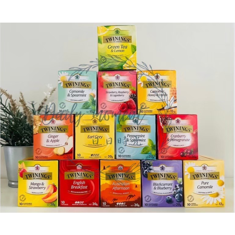 【澳洲空運】 【TWININGS 唐寧茶】 （10入隨身盒）伯爵茶/早餐茶/阿薩姆/洋甘菊/薄荷茶/澳洲午茶