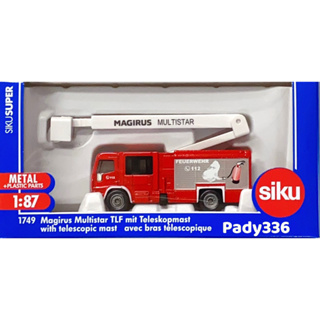 SIKU 合金車 1749 SIKU Magirus 消防車 SU1749